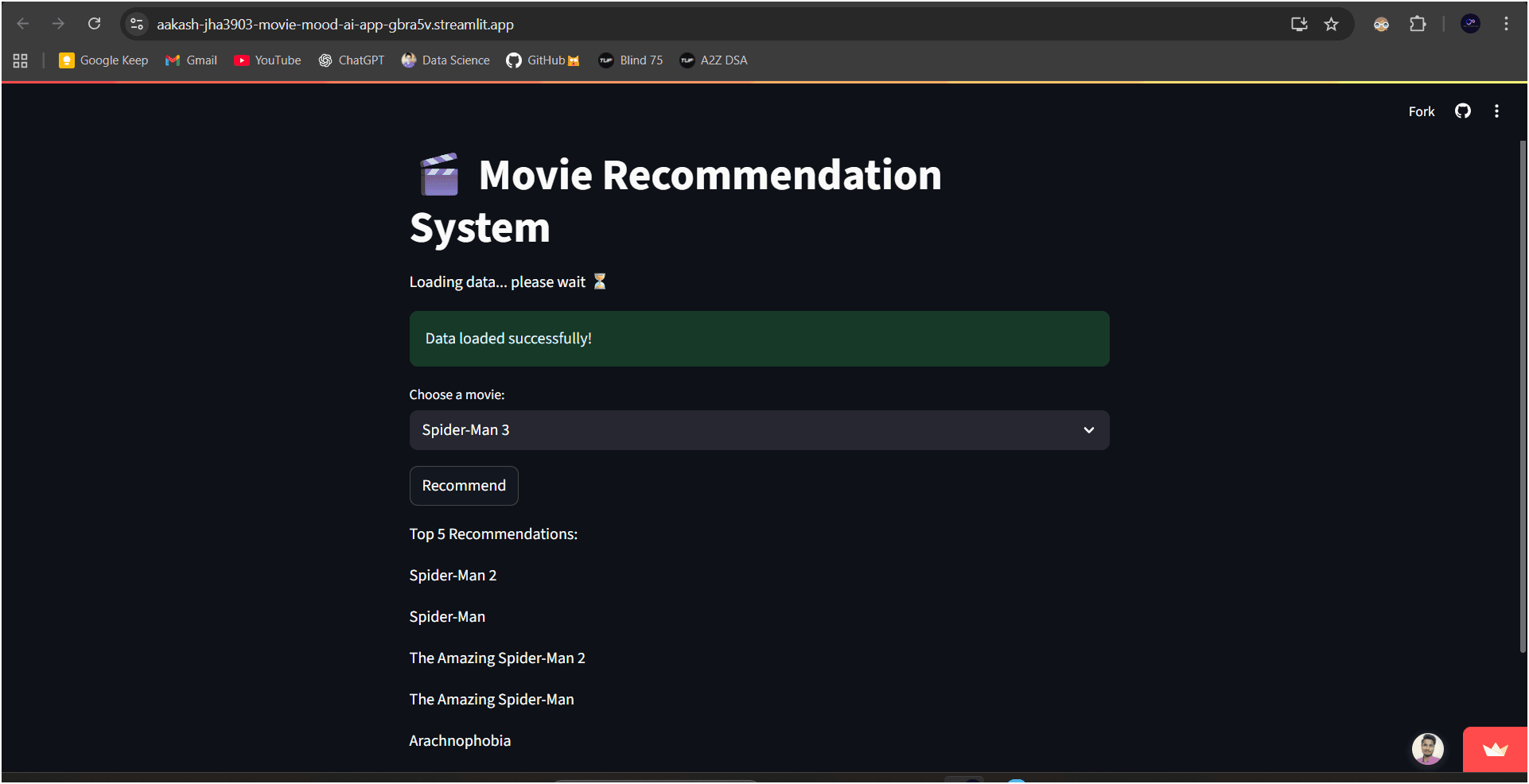 Movie Recommendation System